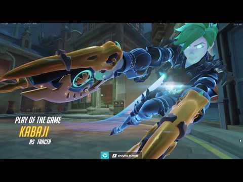 Kabaji Impossible Tracer 39Elims 0Death POTG - Overwatch Season 18