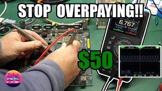 Ultimate Budget Retro Repair Tool - Multimeter Oscilloscope Combo