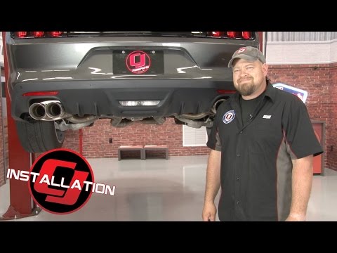 2015-2017 Mustang Roush Quad Tip Exhaust Rear Valance with Park Assist Sensors Installation