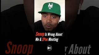 NAS CORRECTS Snoop Dogg, "He Was Wrong" about 2Pac ! 👀🤝🏼🔥