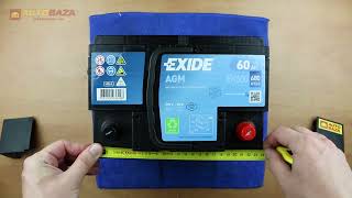 Exide EK600 - відео 1