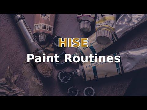HISE Paint Routines + vector graphics.