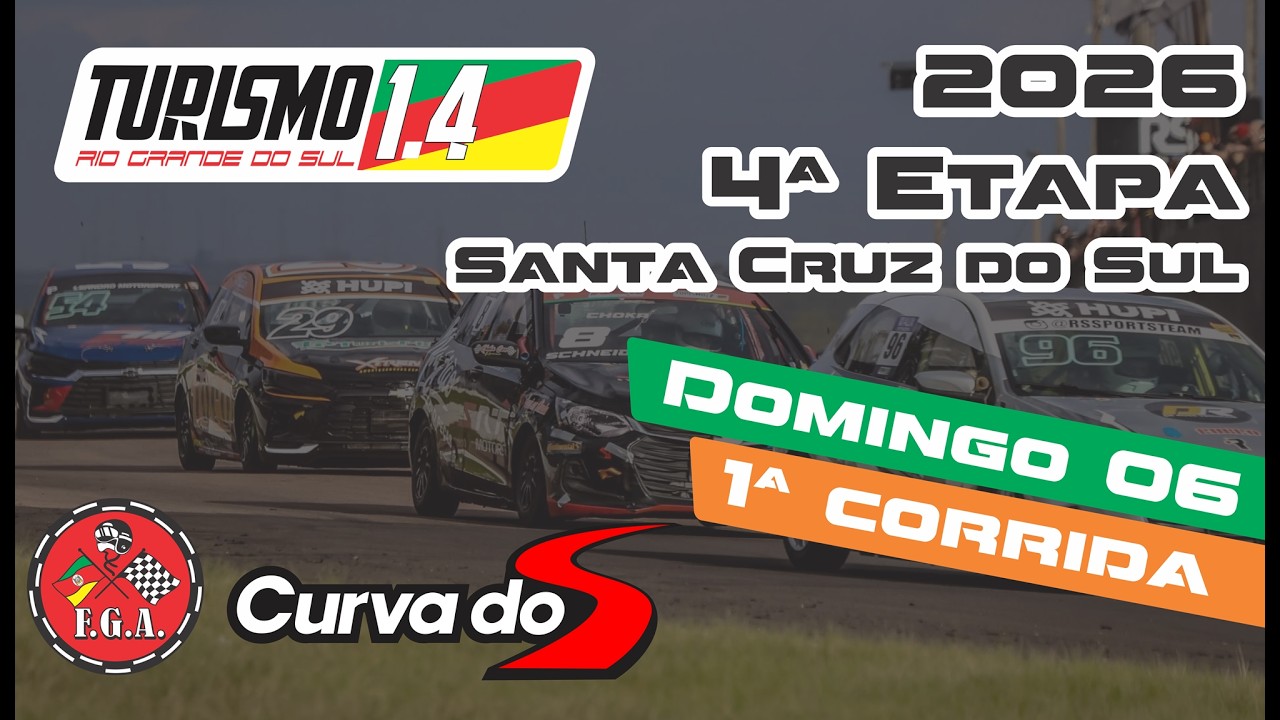 Turismo 1.4 RS corrida 1 - Etapa 4 - Santa Cruz do Sul 06.09.2026