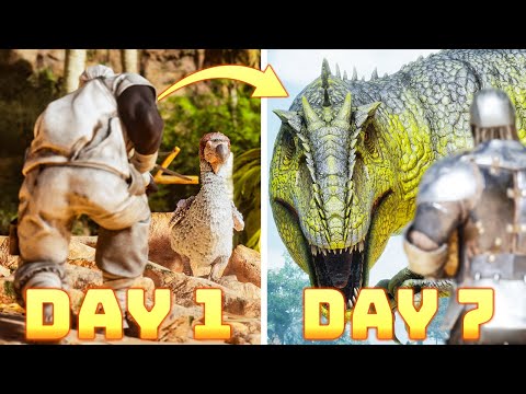 I Had 1 Week To Turn An Ark Noob Into A Pro!