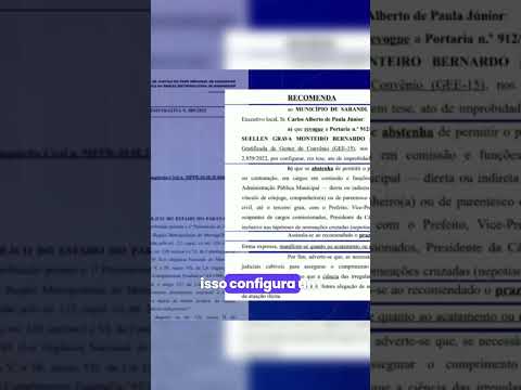 Detalhes sobre o caso de nepotismo #Maringa #Sarandi #Paiçandu #Marialva #Parana
