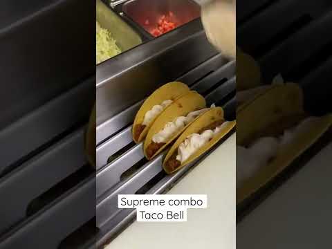 Taco Bell crunchy taco supreme