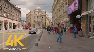 Virtual Walking Tour in 4K 60fps - SARAJEVO - The Capital of Bosnia and Herzegovina