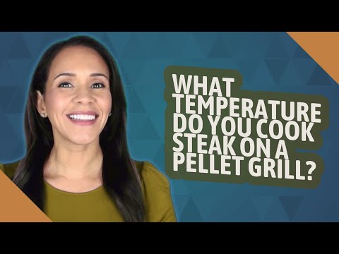What temperature do you cook steak on a pellet grill?