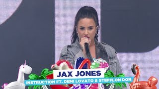 Jax Jones - ‘Instruction&#39; ft. Demi Lovato &amp; Stefflon Don (live at Capital’s Summertime Ball 2018)