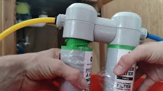 GE Dual Flow Advanced Water Filtration System under sink filter replacement Tips model# GXK285JBL