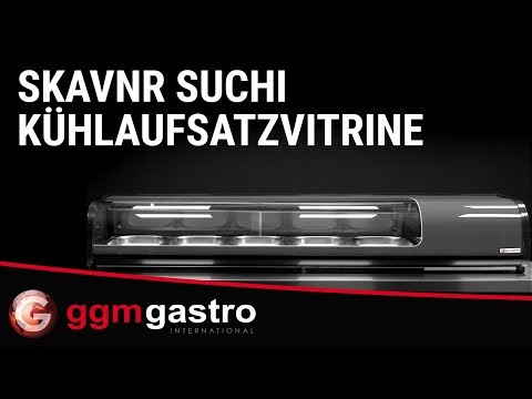 Холодильна вітрина для суші GGM SKAVNR512, фото №1, інтернет-магазин харчового обладнання Систем4