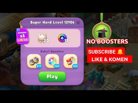 GARDENSCAPES SUPER HARD LEVEL 12906 NO BOOSTERS | MARI MAIN BERSAMA