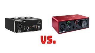 Video thumbnail for Behringer UM2 vs. Focusrite Solo by John Daniels