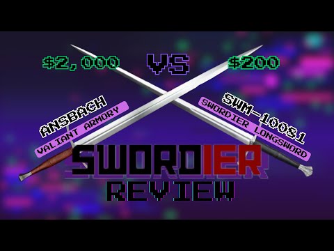 $200 VS $2000 Medieval Longsword | Review of the Swordier SMW-10081/Valiant Armory Ansbach