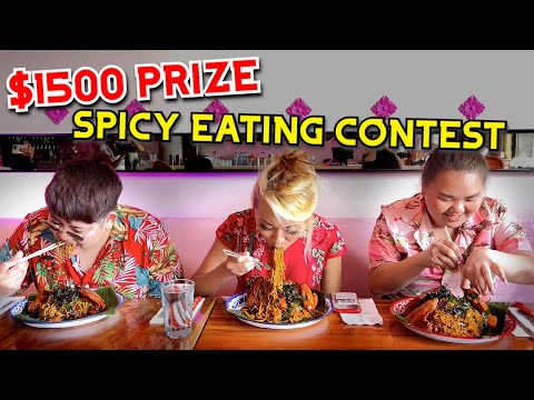 $1500 PRIZE PACKAGE SPICY EATING CONTEST?! at Farmhouse Thai in Oakland, CA!! #RainaisCrazy