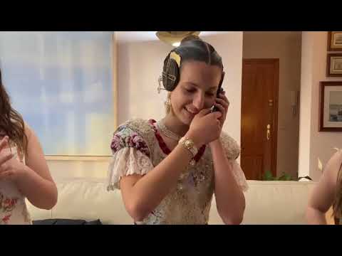 Anuncio de Noa Dacosta como Fallera Mayor Infantil de Dénia