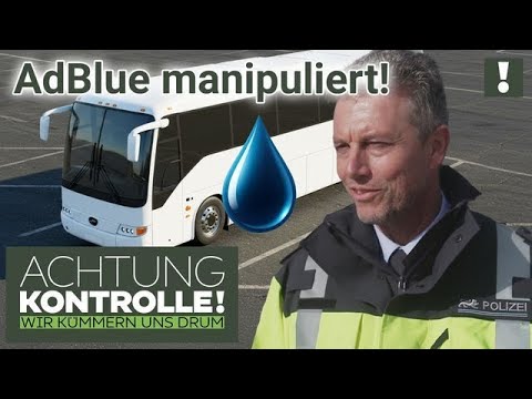 AdBlue-Anlage außer KRAFT gesetzt! 🤨 Reisebus BESCHLAGNAHMT! | Achtung Kontrolle