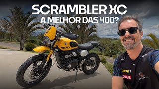 A MELHOR das 400cc? Nova Triumph Scrambler 400XC na PISTA e na TERRA!