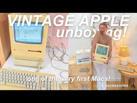 Auspacken eines VINTAGE Apple Macintosh Plus von 1986!?!