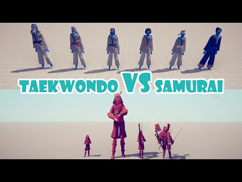 Taekwondo vs Samurai - Tabs - Totally Accurate Battle Simulator
