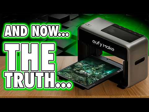 EufyMake E1 Review 2.5D Resin Printer - TIME for a REAL REVIEW