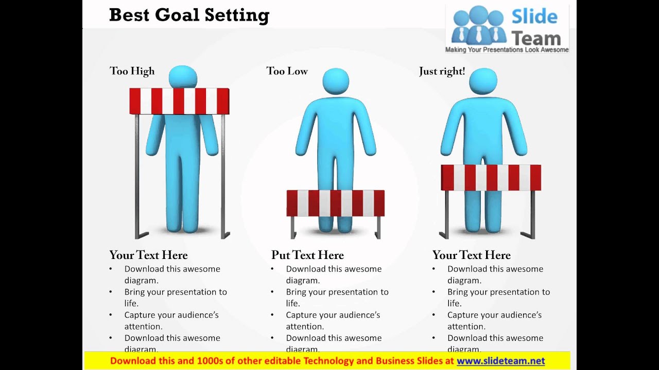 0614 best goal setting powerpoint presentation slide template