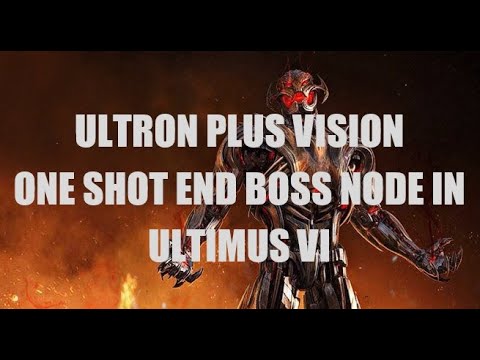 [Marvel Strike Force]Ultron Plus Vision One Shot End Boss Node in Ultimus VI
