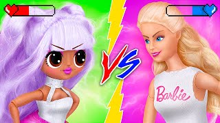 Barbie-Puppe vs LOL-Überraschungspuppe