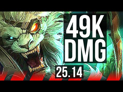 RENGAR vs AKALI (TOP) | 72% winrate, 49k DMG | KR Diamond | 25.14