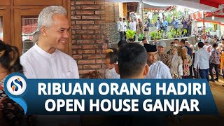Ribuan Orang Hadiri Open House Ganjar Pranowo di Tawangmangu, dari Warga hingga Pejabat