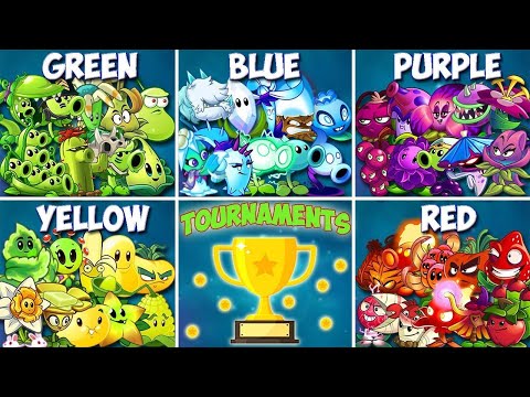 Tournament All COLOR Team Plants Battlez - Who Will WIn? - PvZ 2 Team Plant vs Team Plant