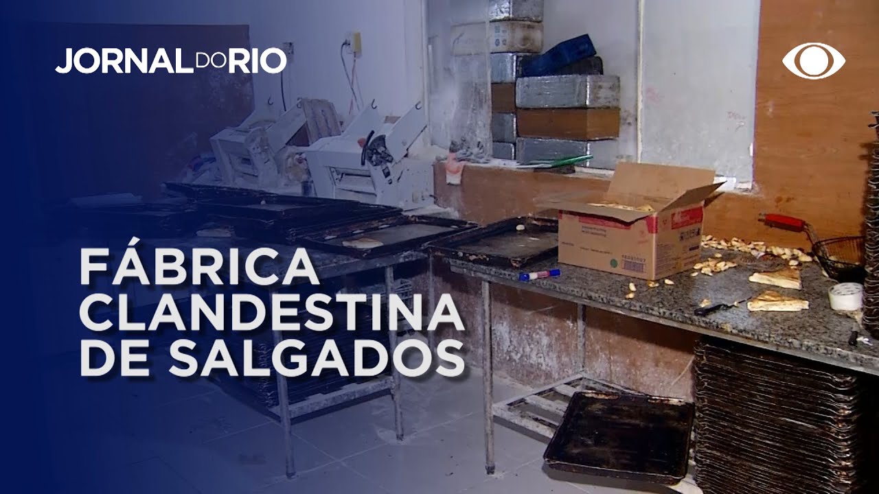 Fábrica de salgados clandestina é fechada pela polícia