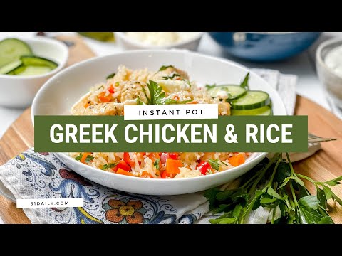 Instant Pot Greek Chicken and Rice