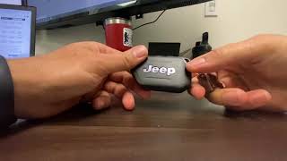 Jeep Wrangler and Gladiator JL and JT key fob battery replacement