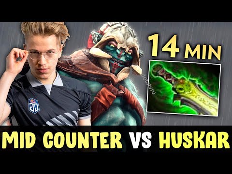 How to COUNTER mid Huskar — Topson 14 min Ethereal Blade