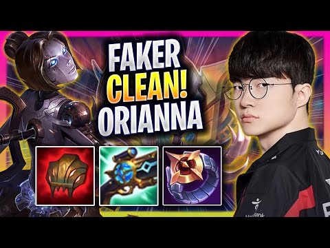 FAKER IS SUPER CLEAN WITH ORIANNA! - T1 Faker Plays Orianna MID vs Taliyah! | Season 2025