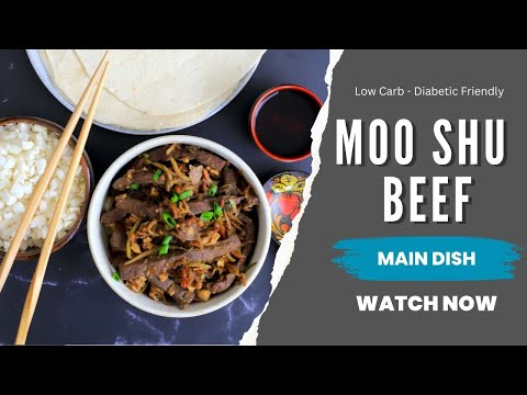 Moo Shu Beef Recipe | Low Carb Recipe | Diabetic Friendly Recipe