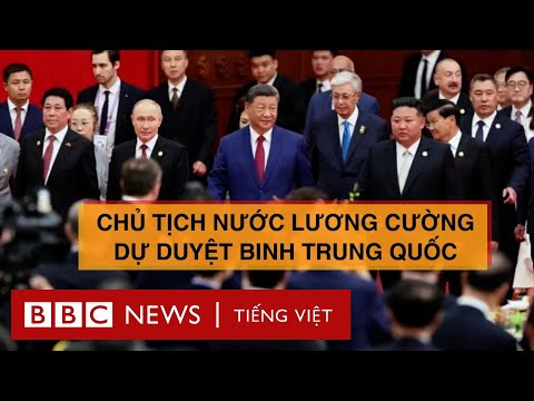CHỦ TỊCH NƯỚC LƯƠNG CƯỜNG TẠI DUYỆT BINH TRUNG QUỐC