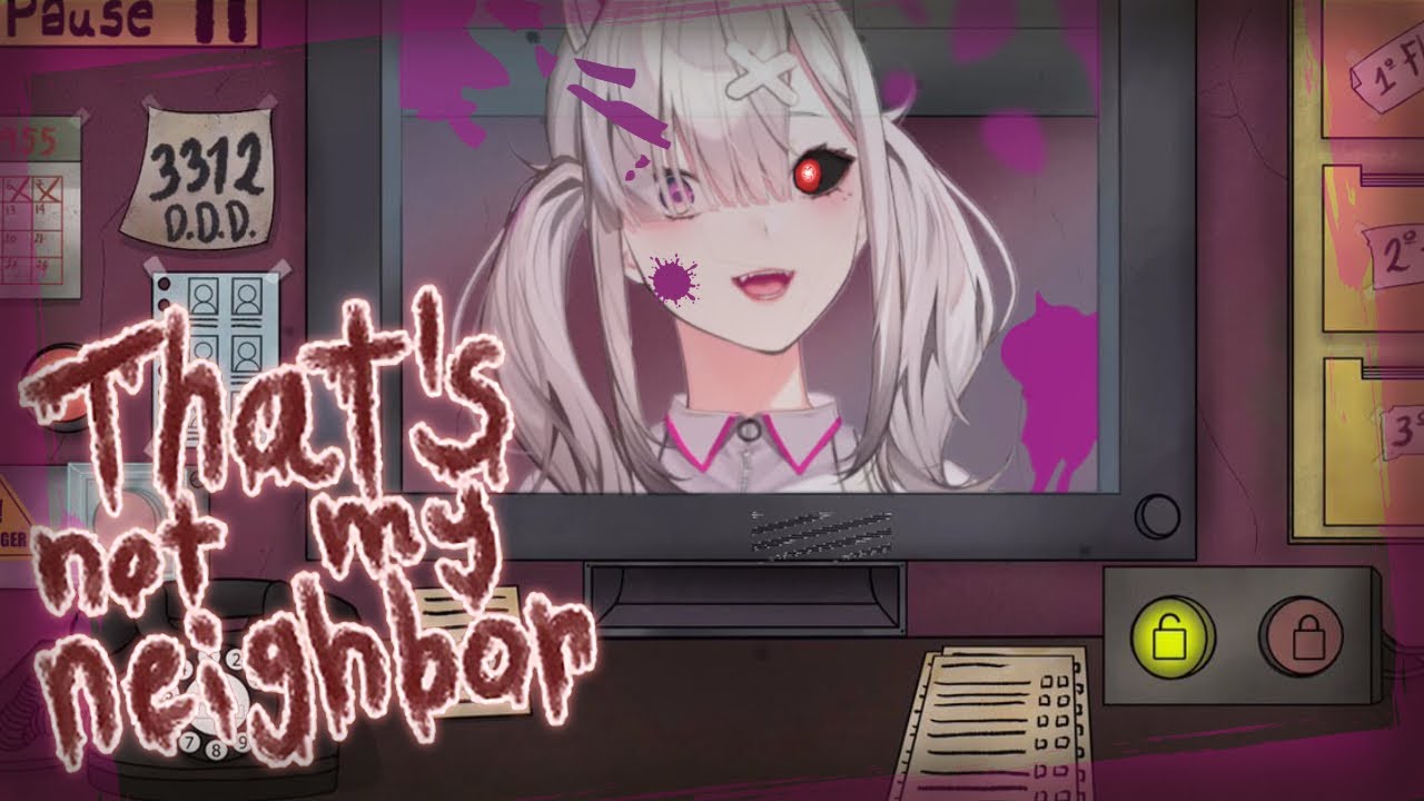 【That's not my neighbor】すみません鍵わすれて出てきてしまって……【健屋花那/にじさんじ】
