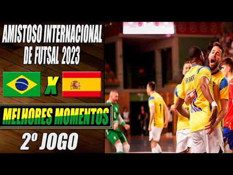 Brasil X Espanha | 2º Jogo | Amistoso Internacional de Futsal 2023 (17/04/2023)