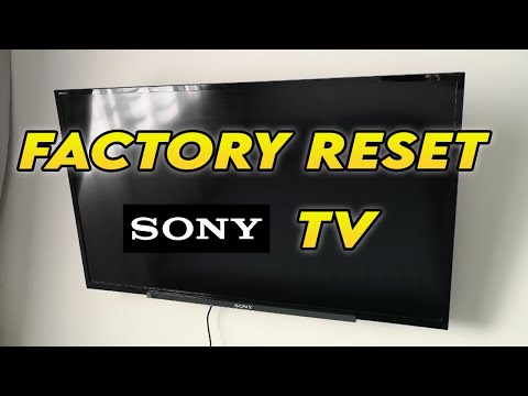 So setzen Sie Ihren Sony-Fernseher auf die Werkseinstellungen zurück