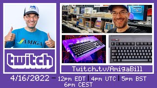 4/16/2022 Commodore Amiga - New Amiga Games & Casual VCF East Prep Stream with Vinyl!