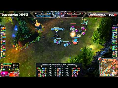 DreamHack Winter 2012 - League of Legends - Group B Tie breaker - Curse.eu vs The Mighty Midgets