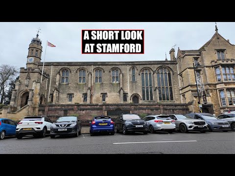 A Day in Stamford, Lincolnshire. Churches and Coffee Shops
