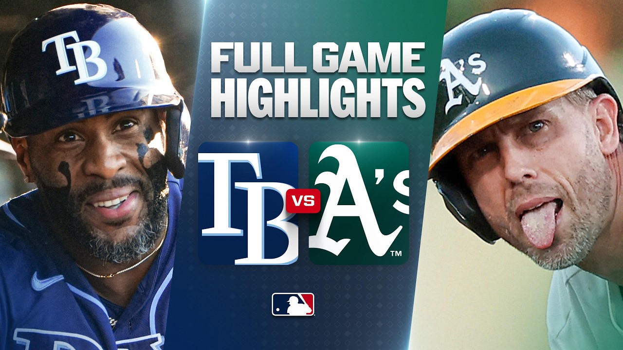 8월11일 템파베이 애슬레틱스 MLB 하이라이트