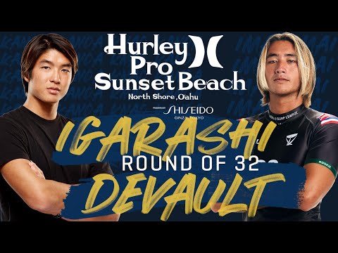 Kanoa Igarashi vs. Imaikalani deVault Hurley Pro Sunset Beach - Round of 32 Heat 16