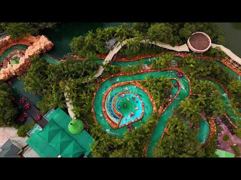 (4K) DRONE • Tchibum, Madagascar River Adventure & Hot Wheels Turbo Drive | Beto Carrero World