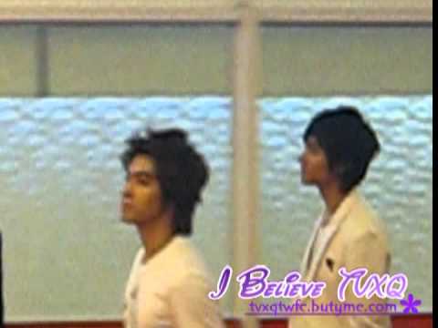 [Fancam]080509 TVXQ in Taiwan - Airport [IBT@YR]