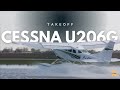 [HD] Spectacular Floatplane Cessna U206G Takeoff CSU3