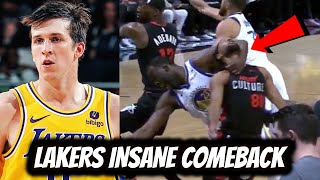 Draymond Green DIRTY Play + Grabs Player By The NECK!? Lakers INSANE 4th Quarter Comeback Win! NBA